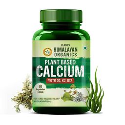 Vlado's Himalayan Organics Plant Based Calcium,  60 tablet(s)  Unflavoured -25