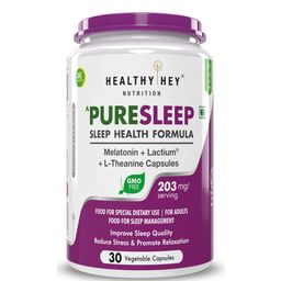 HealthyHey Nutrition Puresleep, 30 veggie capsule(s) Unflavoured-9