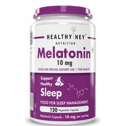 HealthyHey Nutrition Melatonin 10mg, 120 capsules Unflavoured-picture-8