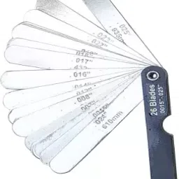 26 Blades Feeler Gauge Metric & Inch Gap Filler 0015''.025'' for Measurment Tool Marking Gauge-image-68