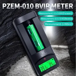 amicisense BVIR Meter, 0~999m ohm Battery Voltage Internal Resistance Tester Digital Battery Tester image 3