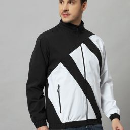 KGARMENTS Black Colour Windcheater Solid Men Wind Cheater-image-76