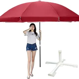 Garden Umbrella With Stand 8ft Outdoor Big size Umbrella for Shop,Garden KL35 Umbrella-image-45