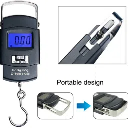 Jeevan jyoti agency Digital Hanging Smart Electronic Spring Scales Backlight Fishing Scales J64 Weighing Scale-image-99
