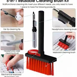 Prachi traders MAK 5 in 1 Cleaning Brush for Computers, Gaming, Laptops, Mobiles image 2