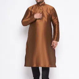 VASTRAMAY Plus Size Mandarin Collar Regular Kurta with Churidar-32