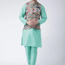 hangup plus Men Kurta & Churidar With Nehru jacket-picture-34