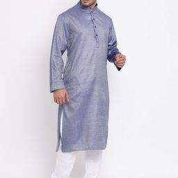 ZOIS Men Regular Kurta with Churidar image 4