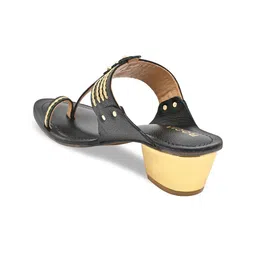 Rocia Open Back Ethnic Block Heels image 2