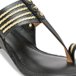 Rocia Open Back Ethnic Block Heels image 5