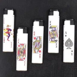 Refillable Pocket Lighter Combo Pack of 5- WindProof Jet Flame Cigarette Lighter Pocket Lighter-17