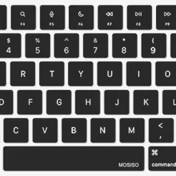Saco Protector Skin Keyboard Cover for New MacBook Air 13.6" M2 A2681 Chip(2022)/Pro A2442 A2485 M1 Chip Max 16"(2021) Keyboard Skin-0