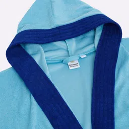 Creeva Solid Hooded Bath Robe image 3