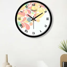 vibecrafts Balloons Design Multicolour Plastic Wall Clock-picture-45