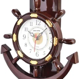click n ship Analog 36 cm X 26 cm Wall Clock image 3