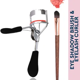 GUBB Combo Of Eye Shadow Makeup Brush & Black Eyelash Curler-21