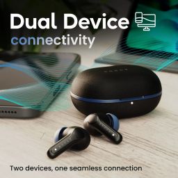 boult W10 55H Battery, 4 Mic ENC, Spatial Audio, 45ms Low Latency, 13mm Drivers, 5.4v Bluetooth Headset image 3