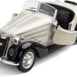 1:32 Scale Die Cast Metal Vintage Model Pull Back Car Toy with Lights Sound-9
