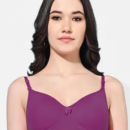 FIMS Full Coverage Lightly Padded Cotton Bra-image-47