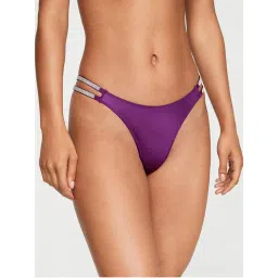 victoria's secret intimates Victoria's Secret Purple Very Sexy Double Shine Strap Smooth Thong Panty-picture-45