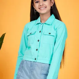 pspeaches Girls Corduroy Tailored Jacket-image-57
