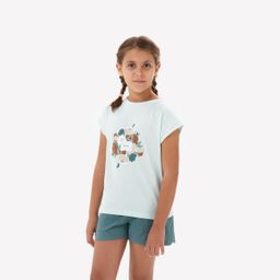 quechua Girls’ Hiking T-Shirt - MH100 Ages 7-15 - Turquoise-picture-31