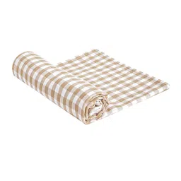 Tiber Taber Unisex Checked Summer Friendly Pure Malai Cotton Swaddle-image-48