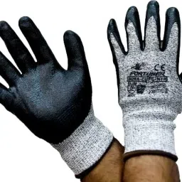 Cut Resistant , Level 5 Protection, Multipurpose Nitrile Safety Gloves-image-80