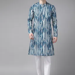 See Designs Anstract Printed Pocket Detailed Straight Kurta-image-60