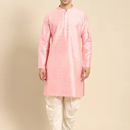 Amodh by Kisah Men Pink Kurta-image-14