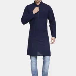 Sayesha Mandarin Collar Pure Cotton Straight Kurta-picture-56