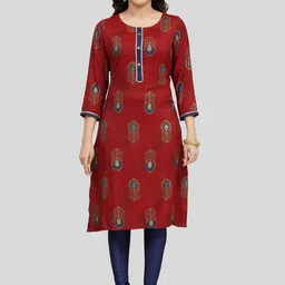 Saree Swarg Ethnic Motifs Printed Kurta-picture-35