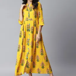 Stylum Floral Printed Floral Ethnic Dress-image-42