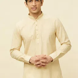 Manyavar Mandarin Collar Long Sleeves Straight Kurta-image-13