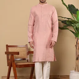 MULTI SHADES Men Ethnic Motifs Kurta-image-40