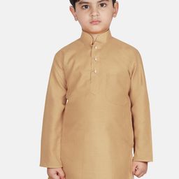 SG YUVRAJ Boys Beige Kurta-14