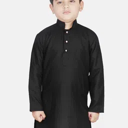 SG YUVRAJ Boys Black Kurta-image-79