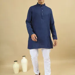 TATTVA Men Thread Work Kurta-image-87