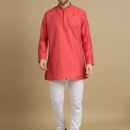 TATTVA Mandarin Collar Straight Kurta-image-41