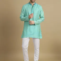 TATTVA Men Thread Work Kurta-picture-0