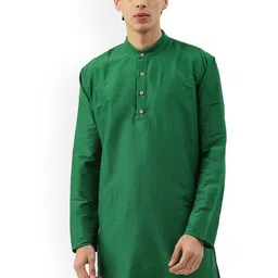 TATTVA Long Sleeves Band Collar Straight Kurta-picture-58