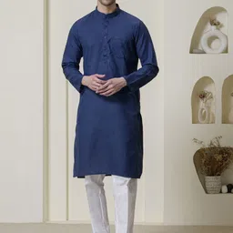 Satwaa Men Thread Work Kurta-picture-33