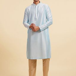 Diwas by Manyavar Men Thread Work Kurta-picture-17