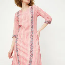 max Women Floral Embroidered Thread Work Kurta-picture-26