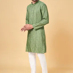 indus route by Pantaloons Geometric Woven Design Straight Kurta-image-35