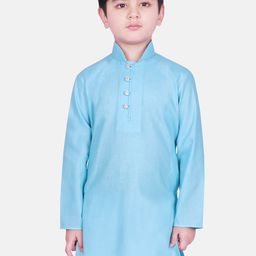 SG YUVRAJ Boys Turquoise Blue Cotton Kurta-picture-55