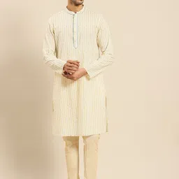 Amodh by Kisah Men Multi coloured Printed  Kurta-4