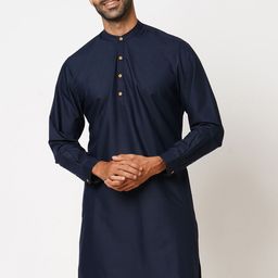 Indivisual Clothing Men Flared Sleeves Thread Work Kurta-image-79