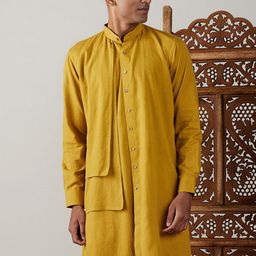 SHVAAS by VASTRAMAY Pure Cotton Sustainable Kurta-image-17