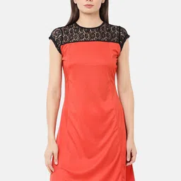 Ira Soleil Red Yoke Design Kurti-picture-57